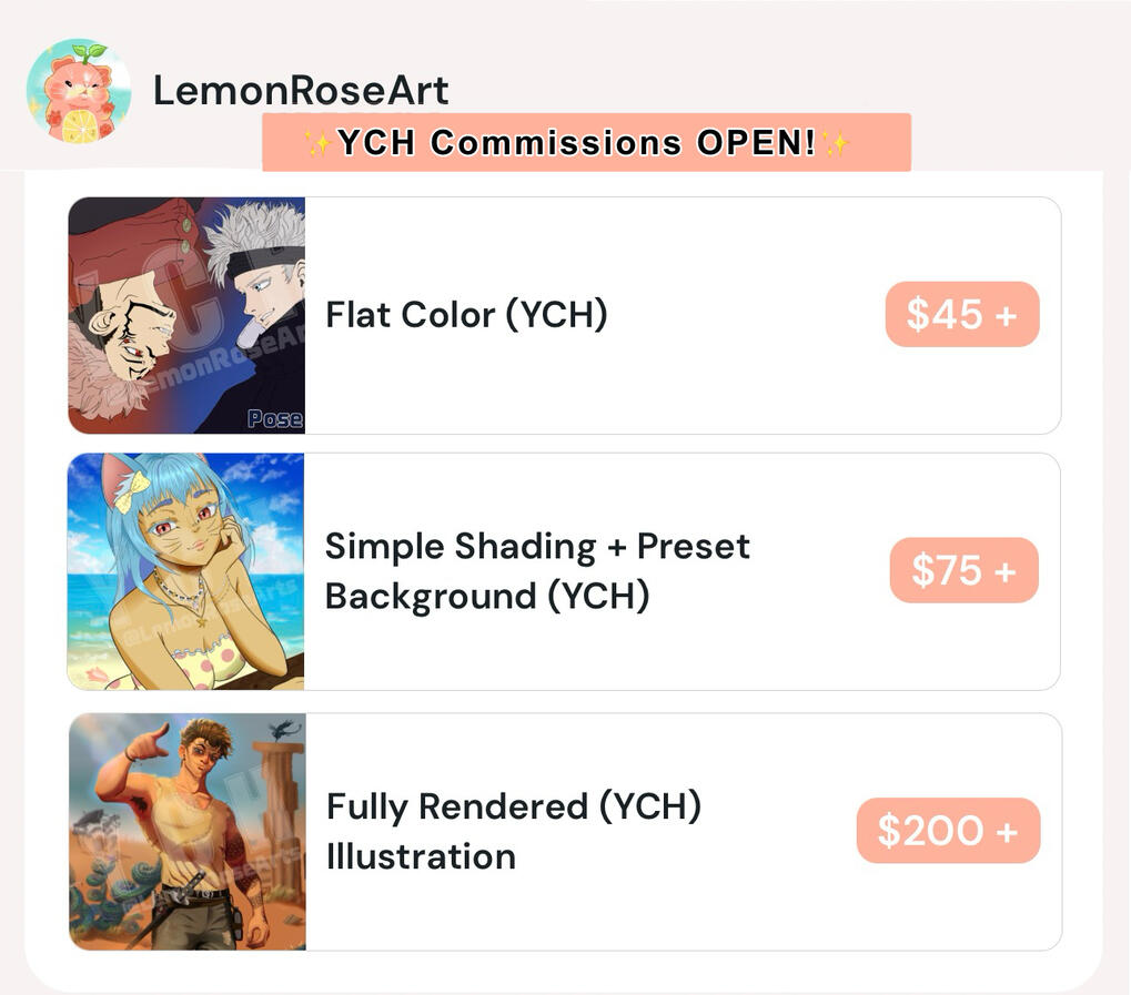 YCH Comms OPEN
